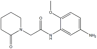 N-(5-amino-2-methoxyphenyl)-2-(2-oxopiperidin-1-yl)acetamide Structure
