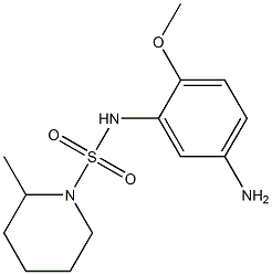 N-(5-amino-2-methoxyphenyl)-2-methylpiperidine-1-sulfonamide Struktur