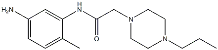 N-(5-amino-2-methylphenyl)-2-(4-propylpiperazin-1-yl)acetamide