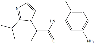 N-(5-amino-2-methylphenyl)-2-[2-(propan-2-yl)-1H-imidazol-1-yl]propanamide