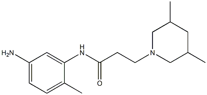 N-(5-amino-2-methylphenyl)-3-(3,5-dimethylpiperidin-1-yl)propanamide