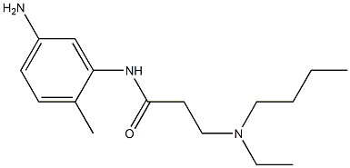 N-(5-amino-2-methylphenyl)-3-[butyl(ethyl)amino]propanamide