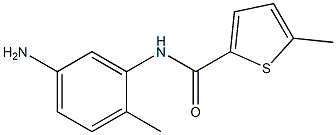 N-(5-amino-2-methylphenyl)-5-methylthiophene-2-carboxamide Struktur