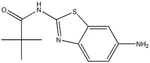 N-(6-amino-1,3-benzothiazol-2-yl)-2,2-dimethylpropanamide