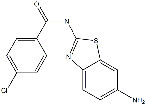 N-(6-amino-1,3-benzothiazol-2-yl)-4-chlorobenzamide