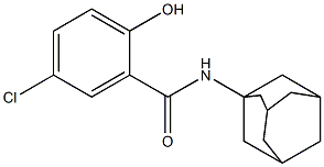 N-(adamantan-1-yl)-5-chloro-2-hydroxybenzamide Structure