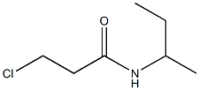 N-(sec-butyl)-3-chloropropanamide Structure