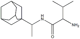 N-[1-(1-adamantyl)ethyl]-2-amino-3-methylbutanamide Struktur