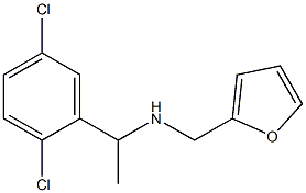 N-[1-(2,5-dichlorophenyl)ethyl]-N-(2-furylmethyl)amine Structure