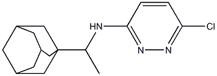 N-[1-(adamantan-1-yl)ethyl]-6-chloropyridazin-3-amine Structure