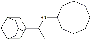 N-[1-(adamantan-1-yl)ethyl]cyclooctanamine Struktur
