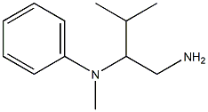 N-[1-(aminomethyl)-2-methylpropyl]-N-methyl-N-phenylamine Structure