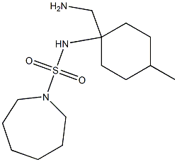 N-[1-(aminomethyl)-4-methylcyclohexyl]azepane-1-sulfonamide