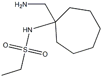 N-[1-(aminomethyl)cycloheptyl]ethane-1-sulfonamide Structure