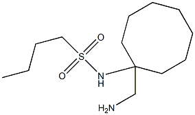 N-[1-(aminomethyl)cyclooctyl]butane-1-sulfonamide