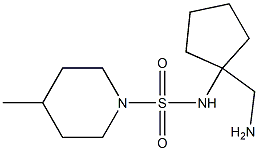 N-[1-(aminomethyl)cyclopentyl]-4-methylpiperidine-1-sulfonamide