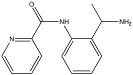 N-[2-(1-aminoethyl)phenyl]pyridine-2-carboxamide Struktur