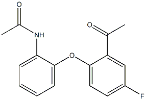 N-[2-(2-acetyl-4-fluorophenoxy)phenyl]acetamide