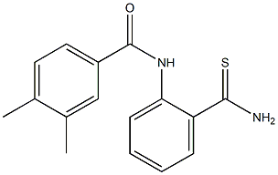 N-[2-(aminocarbonothioyl)phenyl]-3,4-dimethylbenzamide