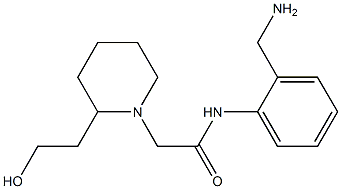 N-[2-(aminomethyl)phenyl]-2-[2-(2-hydroxyethyl)piperidin-1-yl]acetamide|