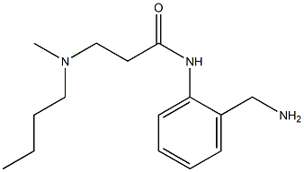 N-[2-(aminomethyl)phenyl]-3-[butyl(methyl)amino]propanamide