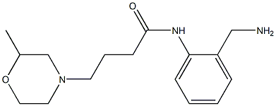N-[2-(aminomethyl)phenyl]-4-(2-methylmorpholin-4-yl)butanamide