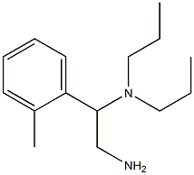 N-[2-amino-1-(2-methylphenyl)ethyl]-N,N-dipropylamine Structure