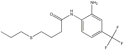N-[2-amino-4-(trifluoromethyl)phenyl]-4-(propylsulfanyl)butanamide