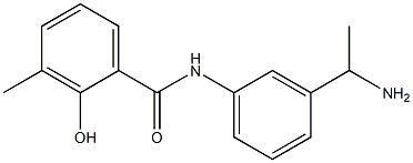 N-[3-(1-aminoethyl)phenyl]-2-hydroxy-3-methylbenzamide