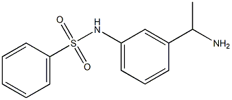 N-[3-(1-aminoethyl)phenyl]benzenesulfonamide