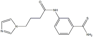 N-[3-(aminocarbonothioyl)phenyl]-4-(1H-imidazol-1-yl)butanamide
