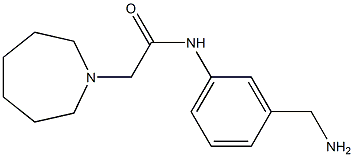 N-[3-(aminomethyl)phenyl]-2-azepan-1-ylacetamide