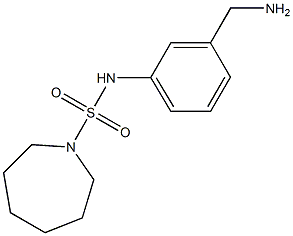 N-[3-(aminomethyl)phenyl]azepane-1-sulfonamide