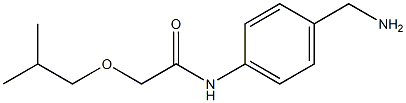 N-[4-(aminomethyl)phenyl]-2-(2-methylpropoxy)acetamide|