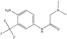 N-[4-amino-3-(trifluoromethyl)phenyl]-2-(dimethylamino)acetamide