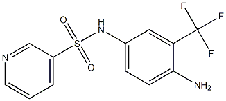N-[4-amino-3-(trifluoromethyl)phenyl]pyridine-3-sulfonamide