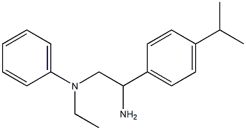 N-{2-amino-2-[4-(propan-2-yl)phenyl]ethyl}-N-ethylaniline