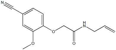 N-allyl-2-(4-cyano-2-methoxyphenoxy)acetamide