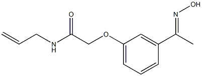 N-allyl-2-{3-[(1E)-N-hydroxyethanimidoyl]phenoxy}acetamide