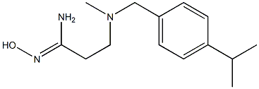 N'-hydroxy-3-[methyl({[4-(propan-2-yl)phenyl]methyl})amino]propanimidamide