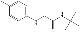 N-tert-butyl-2-[(2,4-dimethylphenyl)amino]acetamide Structure