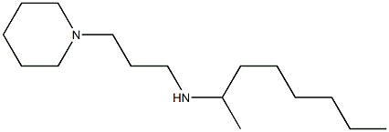 octan-2-yl[3-(piperidin-1-yl)propyl]amine Structure