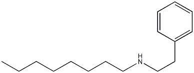 octyl(2-phenylethyl)amine Structure