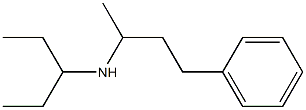 pentan-3-yl(4-phenylbutan-2-yl)amine Struktur
