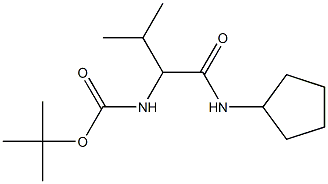tert-butyl 1-[(cyclopentylamino)carbonyl]-2-methylpropylcarbamate