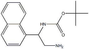 tert-butyl 2-amino-1-(1-naphthyl)ethylcarbamate Struktur