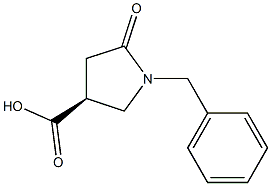 (S)-1-Benzyl-5-oxo-pyrrolidine-3-carboxylic acid Struktur
