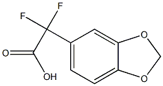 Benzo[1,3]dioxol-5-yl-difluoroacetic acid Structure