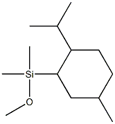 (-)-MENTHYLDIMETHYLMETHOXYSILANE Struktur