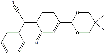 9-Acridinecarbonitrile,  3-(5,5-dimethyl-1,3-dioxan-2-yl)-